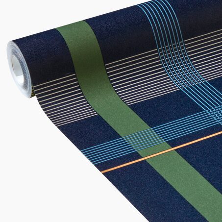 Bensimon Papier peint intissé MALO bleu marine