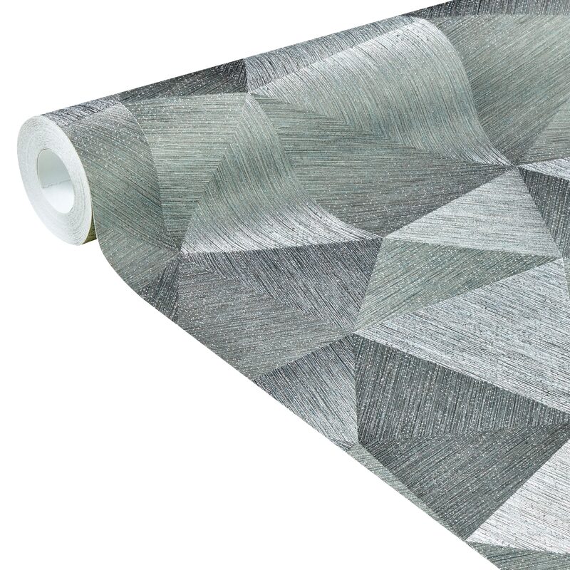 Papier peint intissé EKYNOX coloris argent