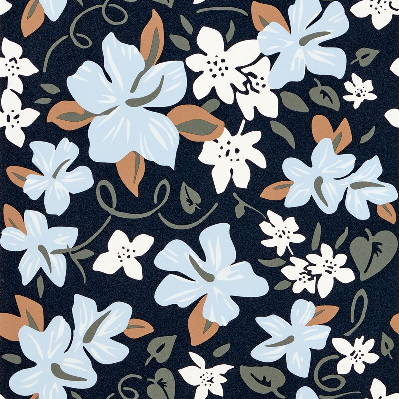 Papier peint intissé BENSIMON MOANA coloris noir