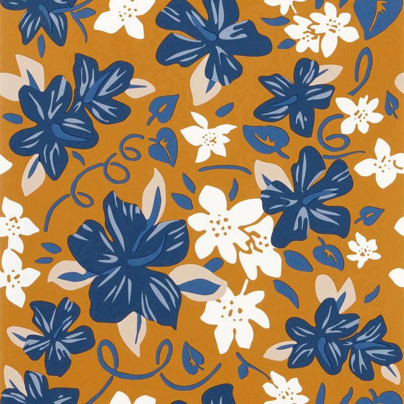 Papier peint intissé BENSIMON MOANA coloris caramel