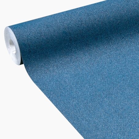 Papier peint intissé CALICO coloris bleu nuit