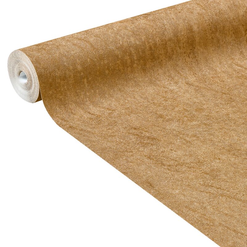 Papier peint intissé YSÉE coloris mordoré