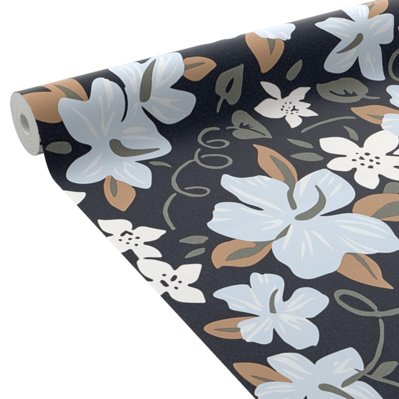 Papier peint intissé BENSIMON MOANA coloris noir