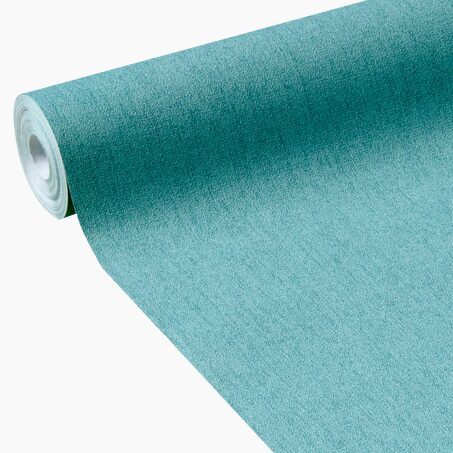 Papier peint intissé CALICO coloris bleu aqua