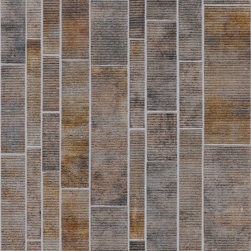 Papier peint intissé CARTER coloris rouille