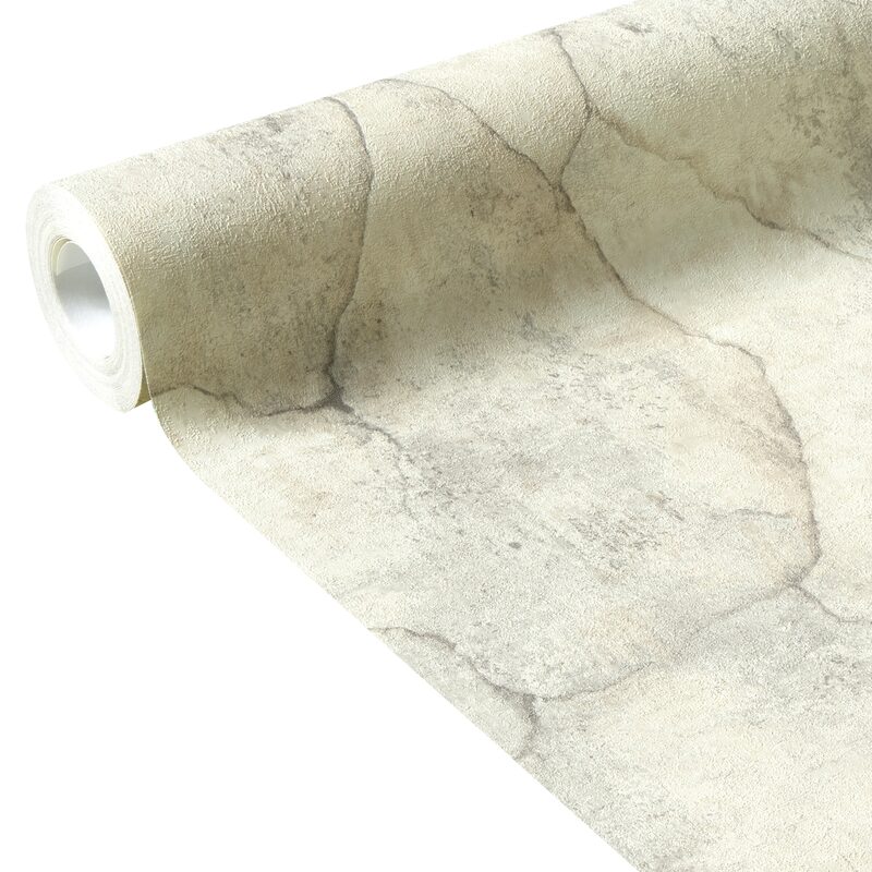 Papier peint intissé CLEVELAND coloris gris perle