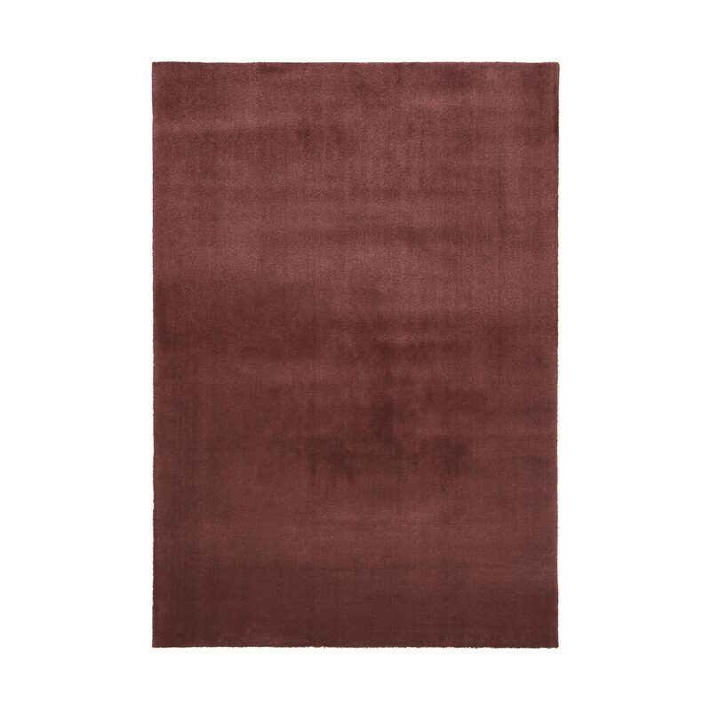 Tapis FAME coloris bordeaux 80 x 150 cm