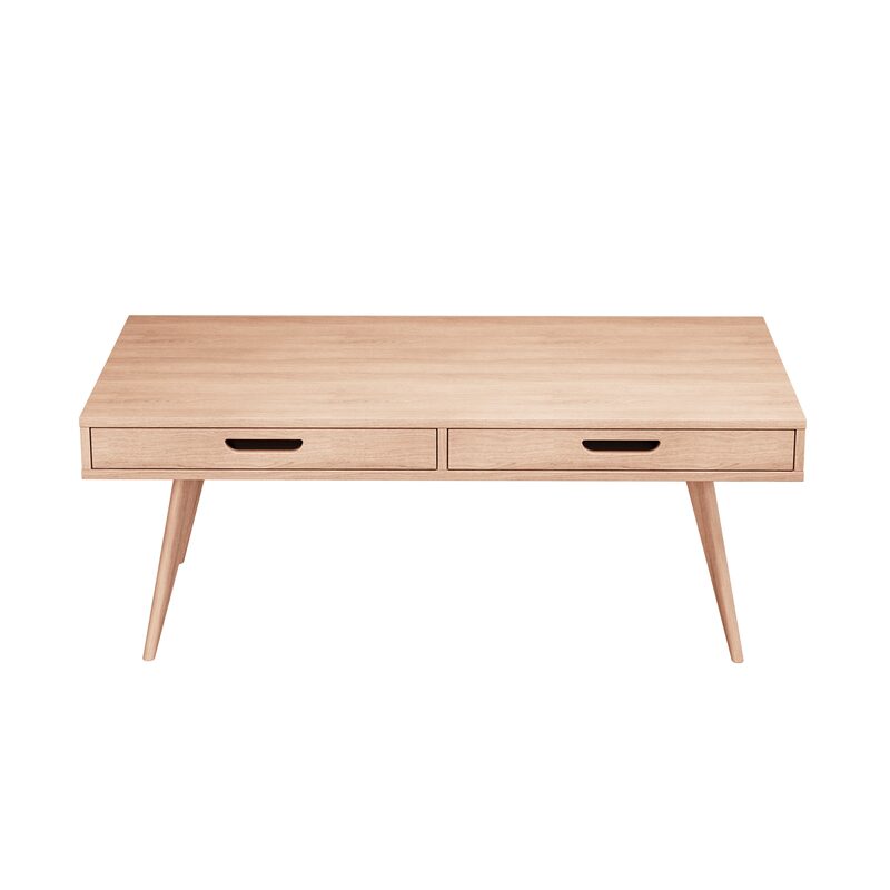 Table basse ZARA coloris naturel 130 x 70 cm