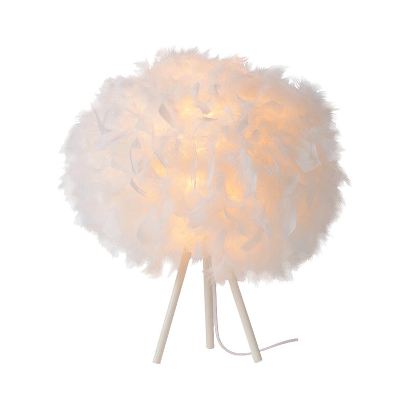 Lampe à poser GOOSY SOFT coloris blanc 40,5 x 25 cm