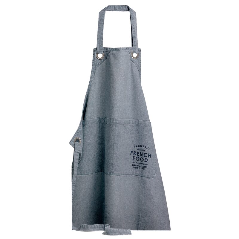 Tablier COOK coloris gris acier