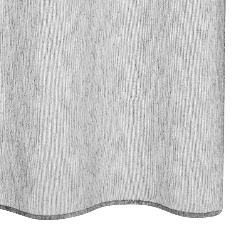 Voilage BADJI coloris gris 140 x 240 cm