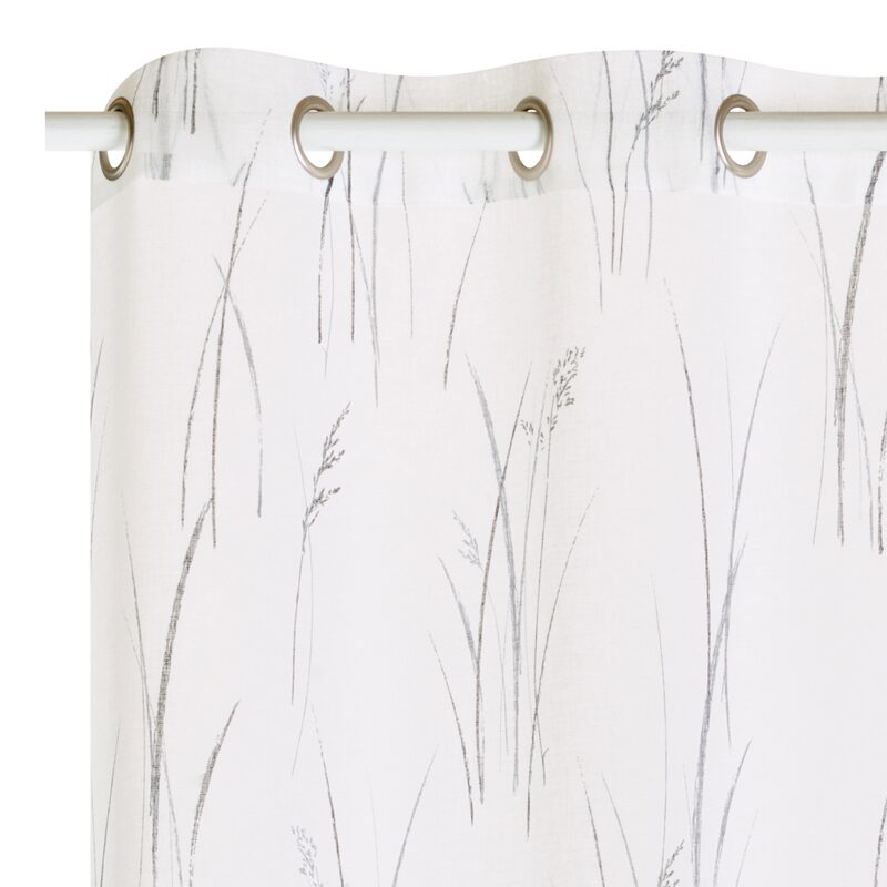 Voilage ERULA coloris gris 140 x 240 cm
