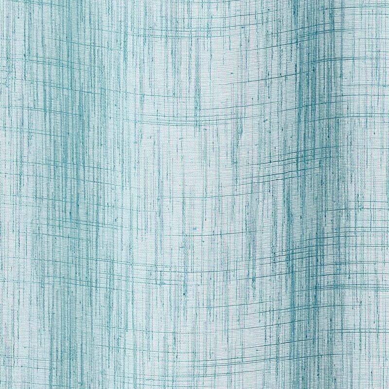 Voilage IOS coloris bleu grisé 140 x 240 cm