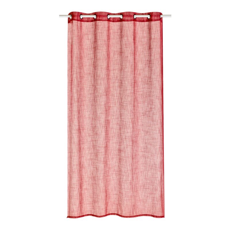Voilage IOS coloris poterie 140 x 240 cm