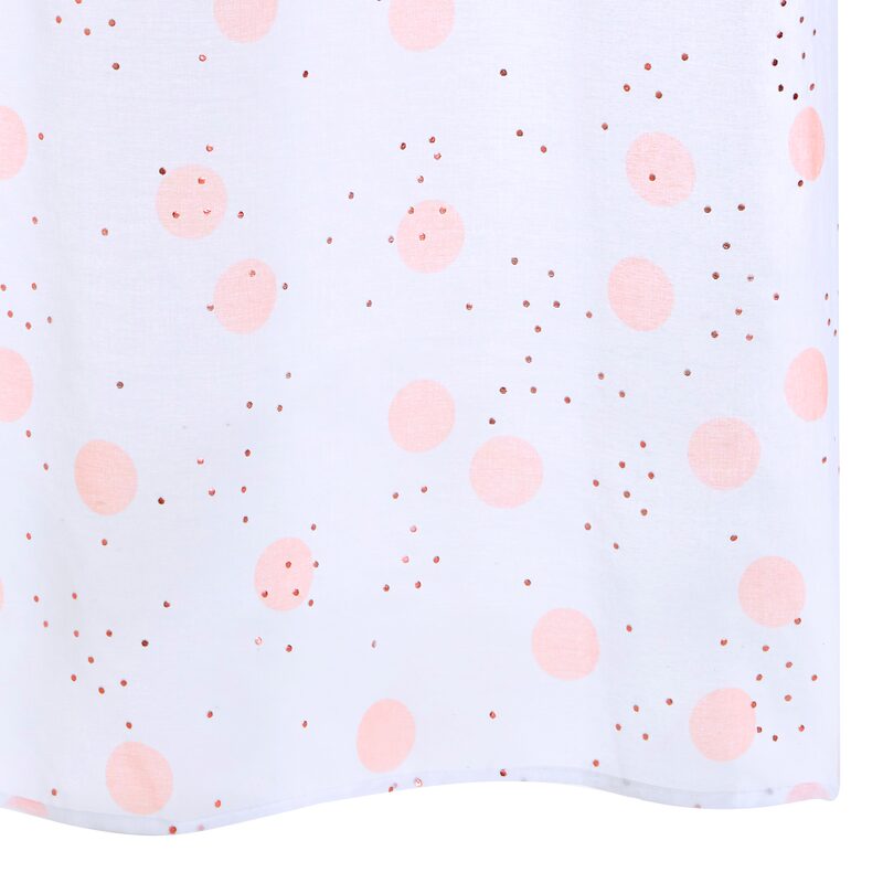 Voilage PUNTINI coloris pêche 140 x 240 cm