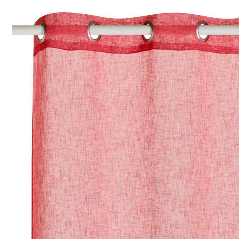 Voilage PROCIDA coloris rose antique 140 x 240 cm