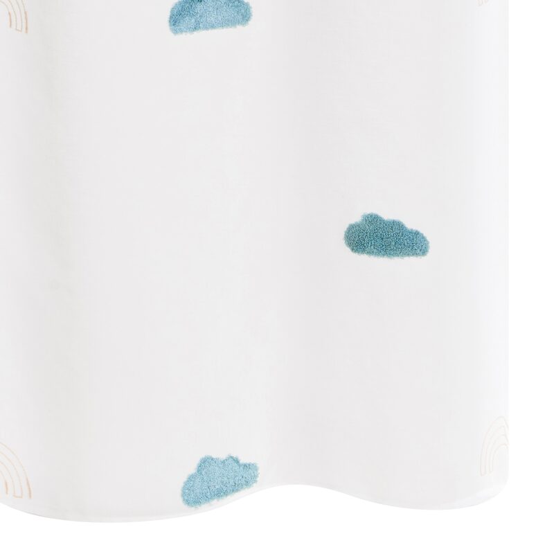 Voilage CLOUDY coloris ciel 140 x 240 cm