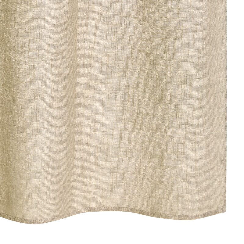 Rideau ALAN coloris chanvre 140 x 260 cm