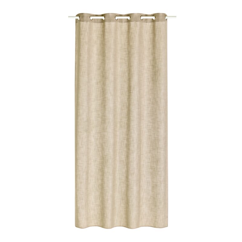 Rideau ALAN coloris chanvre 140 x 260 cm