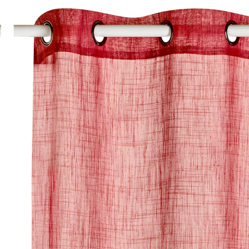 Voilage IOS coloris poterie 140 x 240 cm