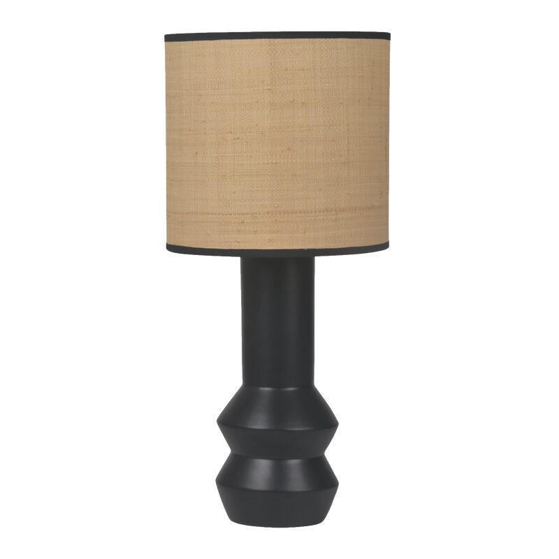 Lampe à poser DAKAR coloris noir 52 x 23 cm
