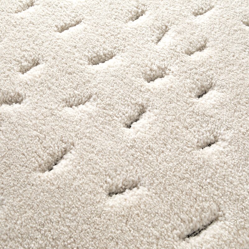 Tapis MANSOUR coloris blanc 160 cm