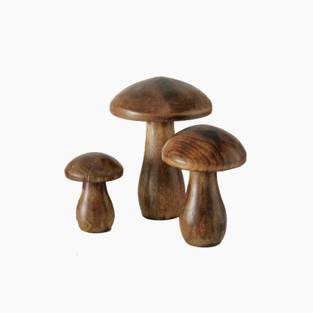 Figurine PILZ coloris bois