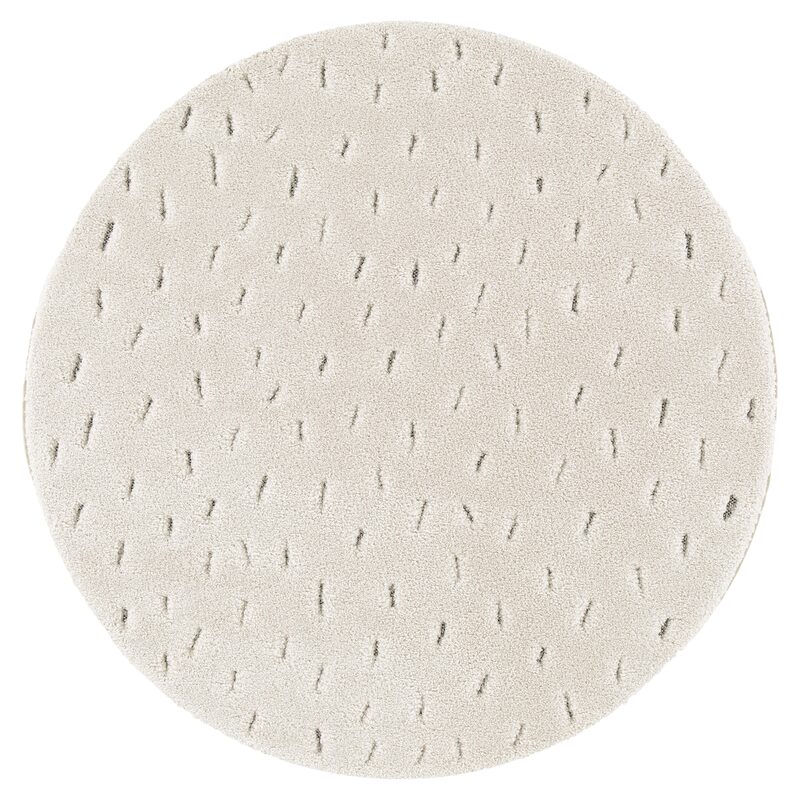 Tapis MANSOUR coloris blanc 160 cm