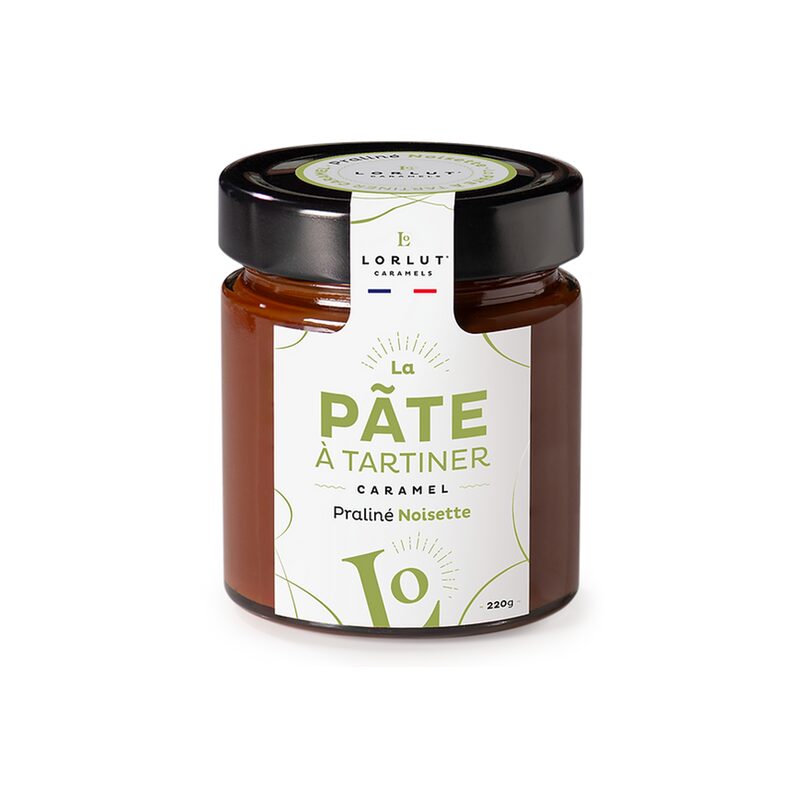 Confiserie PÂTE À TARTINER CARAMEL PRALINÉ NOISETTE
