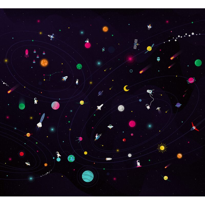 Papier peint panoramique XL TO THE STARS 300 x 270 cm