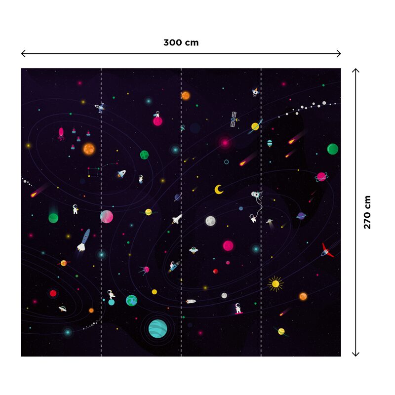 Papier peint panoramique XL TO THE STARS 300 x 270 cm