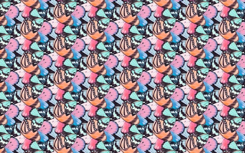 Papier peint intissé GABRIELLE coloris multicolore