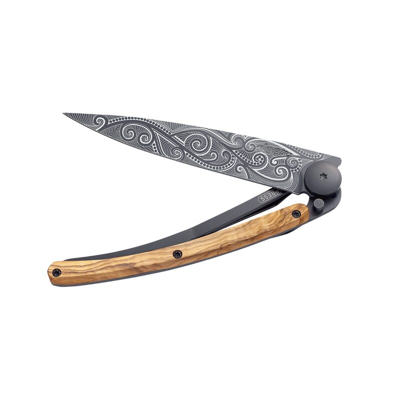 Couteau PACIFIQUE coloris Black, Olivier