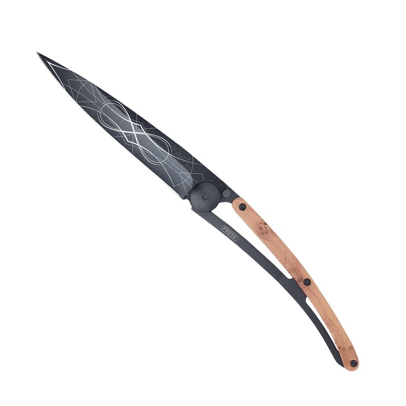 Couteau INFINI coloris Black, Genévrier