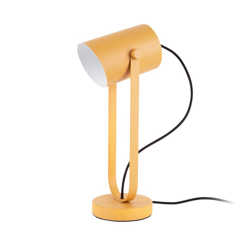 Lampe à poser SNAZZY coloris jaune moutarde 42 x 13 cm