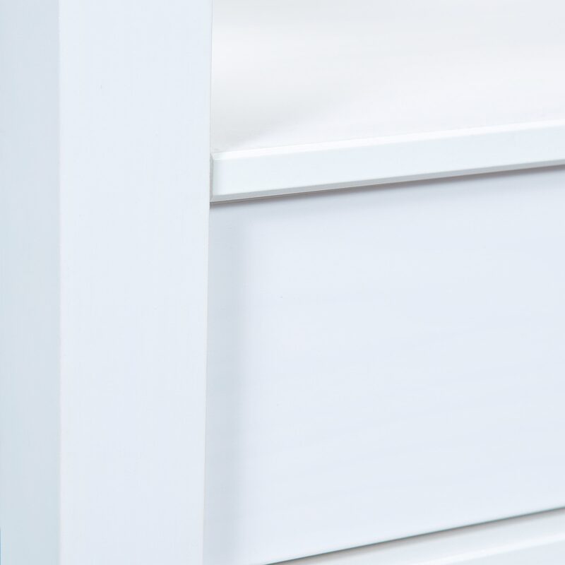 Table basse MARGO coloris blanc 115 x 60 cm