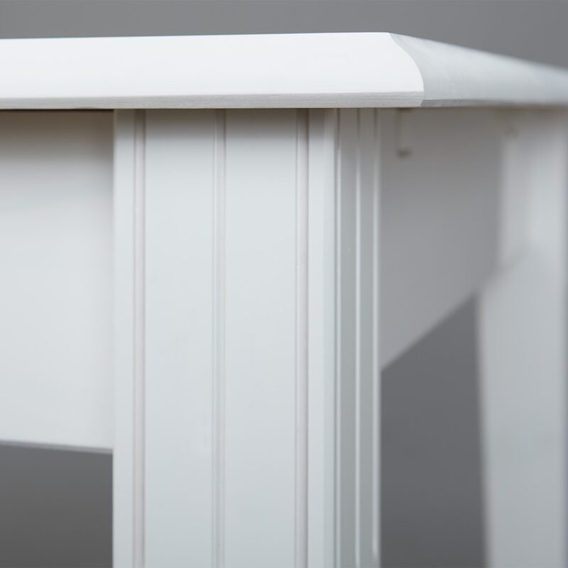Table de salle à manger MARGO coloris blanc 160 x 90 cm