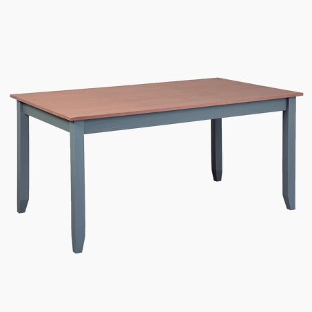 Table de salle à manger LUZERNE gris foncé 160 x 90 cm