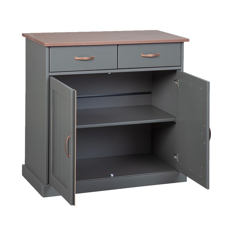 Buffet LUZERNE coloris gris foncé