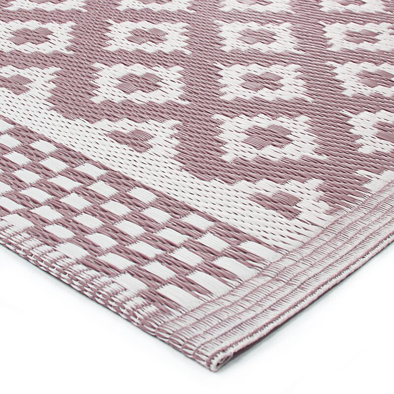 Tapis extérieur NATOU coloris taupe 120 x 180 cm