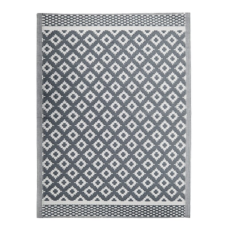 Tapis extérieur NATOU coloris gris 180 x 240 cm