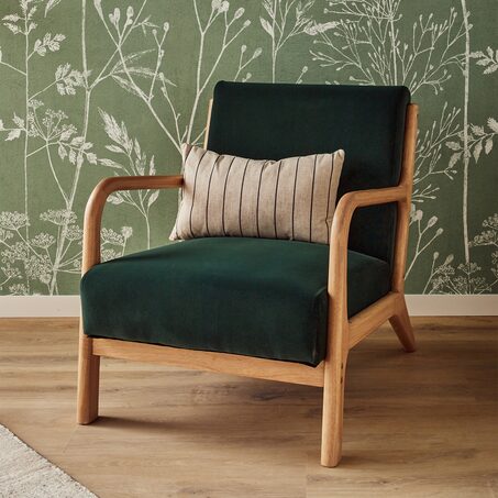 Fauteuil MARK coloris vert sapin