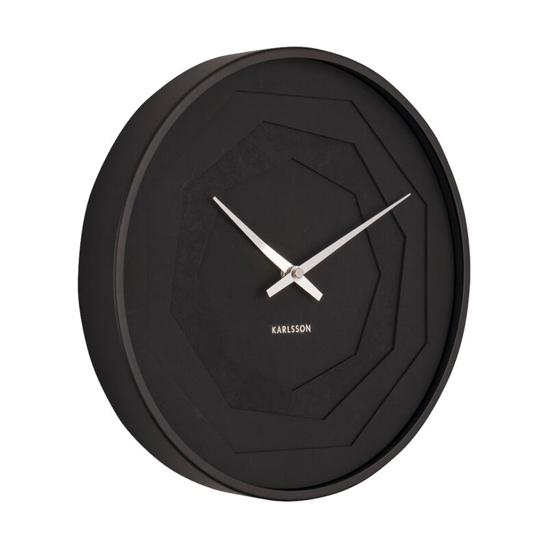 Horloge MATHIAS coloris noir