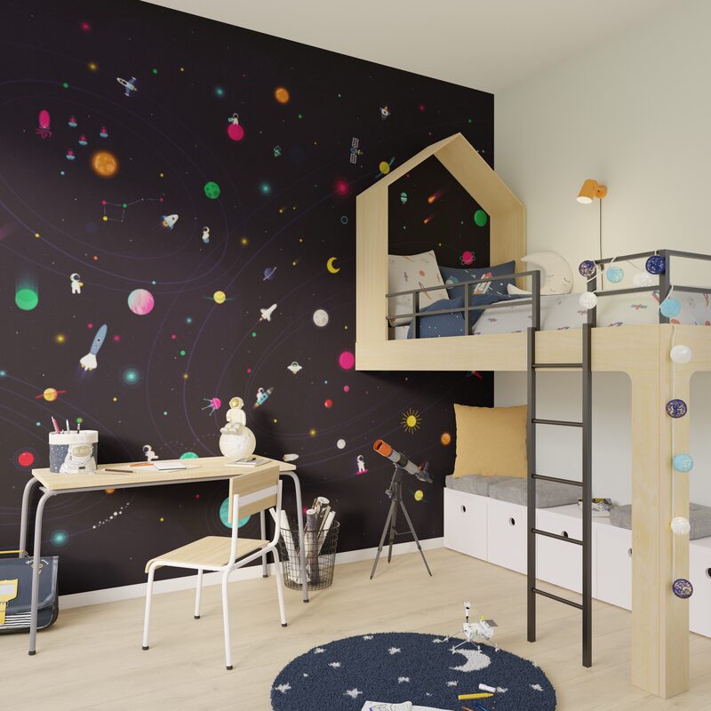 Papier peint panoramique XL TO THE STARS 300 x 270 cm