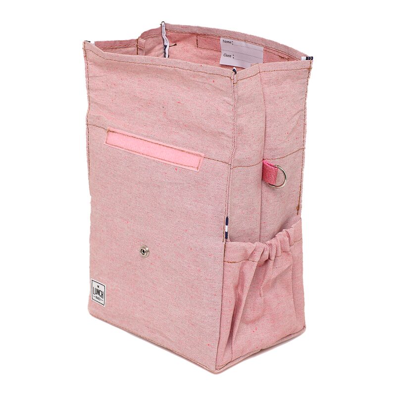 Glacière SAC LUNCH coloris rose avec sangle rose