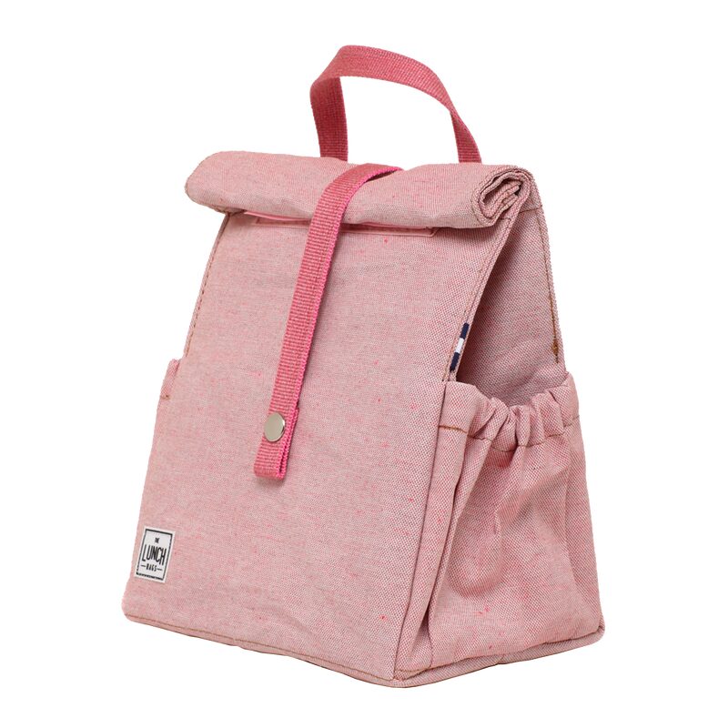 Glacière SAC LUNCH coloris rose avec sangle rose