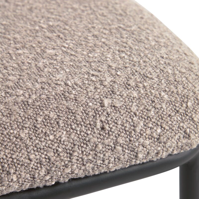 Chaise ELBA coloris gris