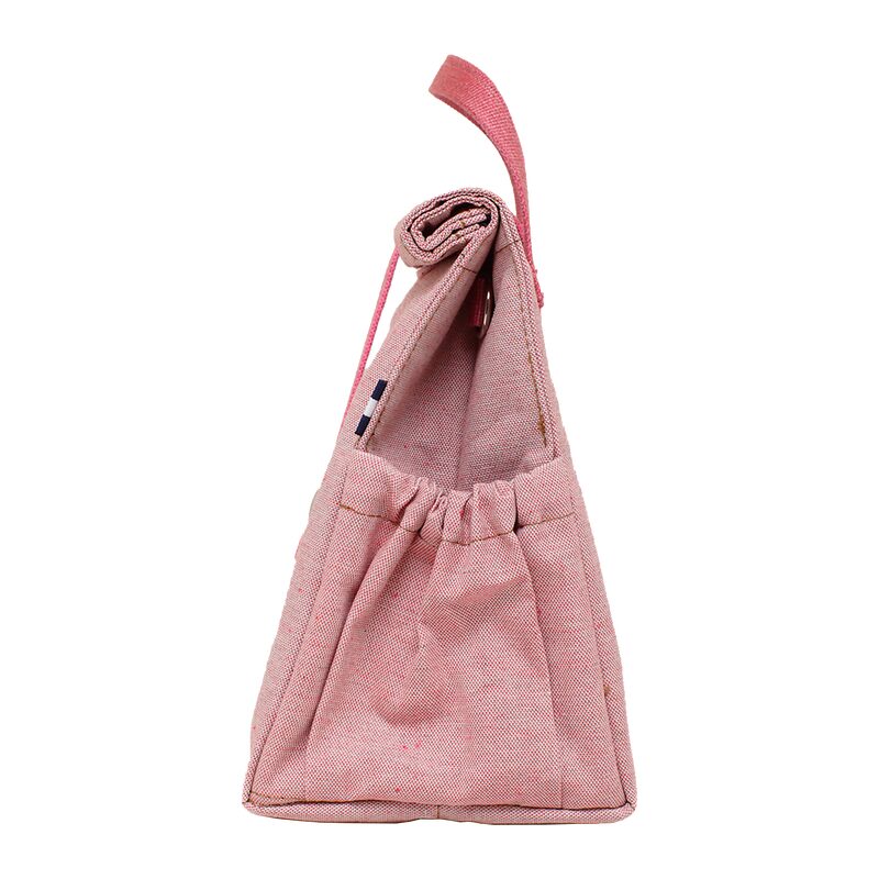 Glacière SAC LUNCH coloris rose avec sangle rose