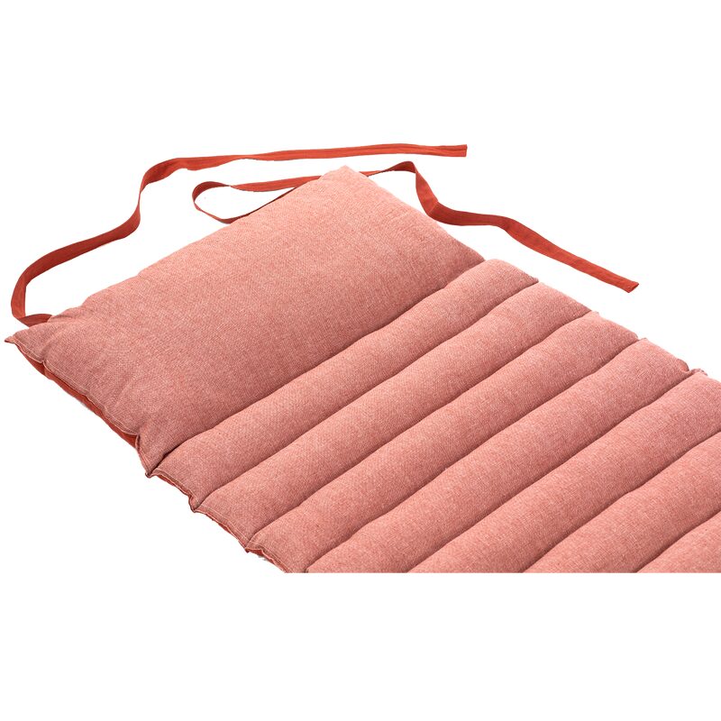 Coussin de sol LIVIA coloris rouge