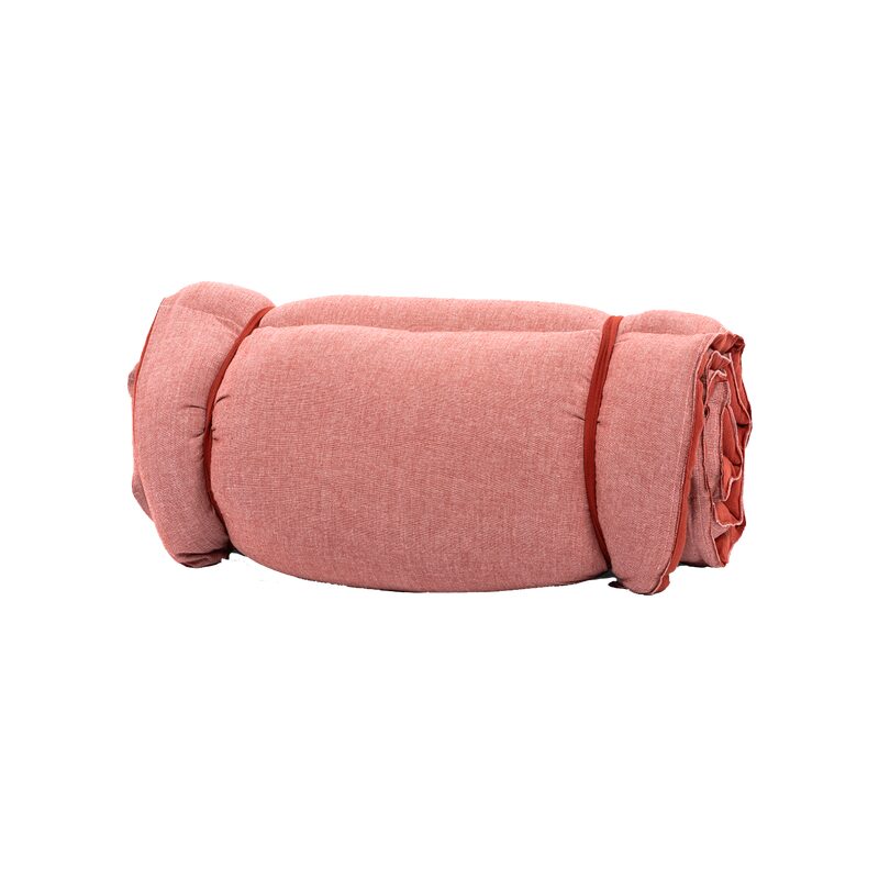 Coussin de sol LIVIA coloris rouge